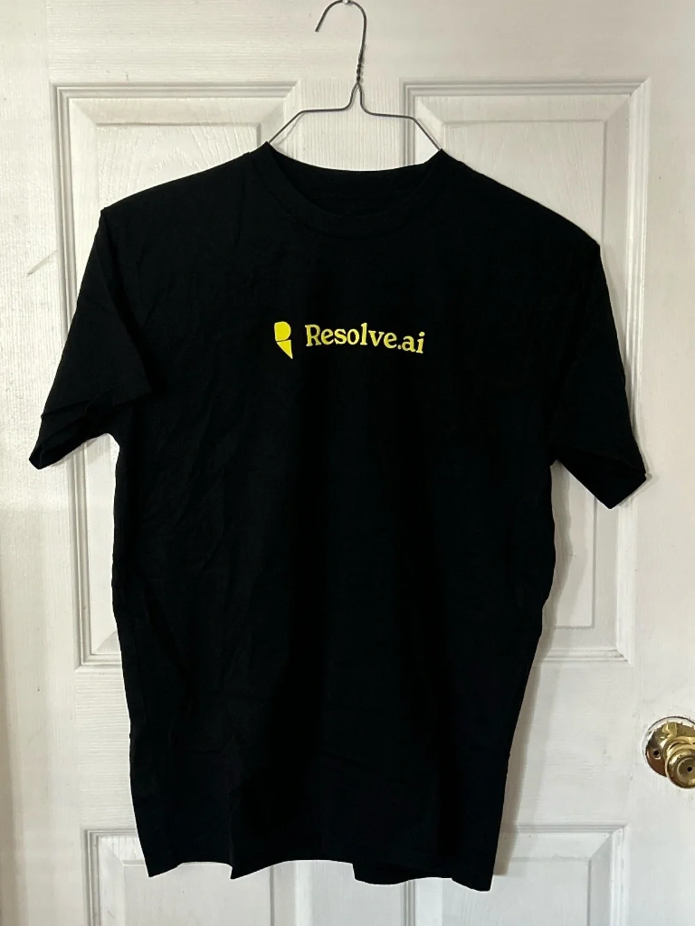 Resolve.ai Black Staff Tech Swag Graphic Short Sleeve T-Shirt